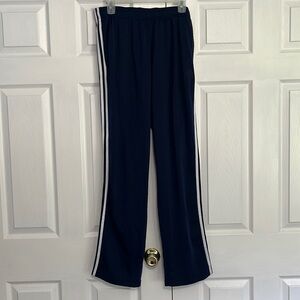 Adidas sweatpants- lightweight and straight leg- navy